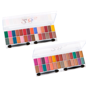 Paleta De Sombra 28 Cores – VIVAI Maquiagem CORES LINDAS + Pincel Incluso - Imagem 3