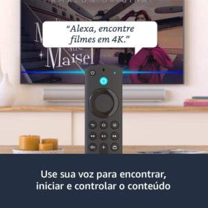 Amazon Fire TV Stick 4K de voz 4K 8GB preto com 1.5GB de memória RAM - Imagem 4