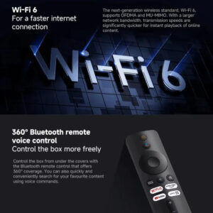 Mi Tv Box S 4k 3rd Gen 2gb 32gb Googletv Xiaomi Comando Voz Preto De Voz - Imagem 2