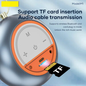 Caixa De Som Sem Fio Portatil Knc827 E Á Prova D’água Cinza-escuro 5v - Imagem 7