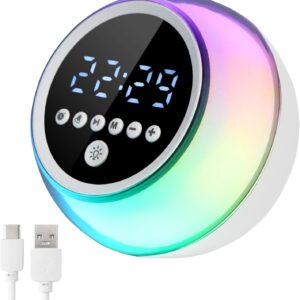 Caixa De Som Bluetooth Relogio Digital Despertador Led - Imagem 1