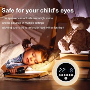 Caixa De Som Bluetooth Relogio Digital Despertador Led - Imagem 5