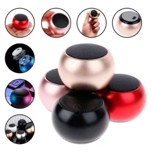 Caixinha Som Bluetooth Tws Metal Mini Speaker Amplificada 3w