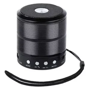 Alto-falante Altomex caixa de som Mini Speaker WS-887 com bluetooth preto 110V/220V - Imagem 2
