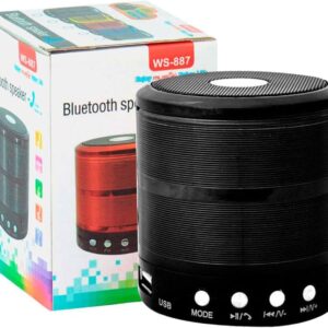 Alto-falante Altomex caixa de som Mini Speaker WS-887 com bluetooth preto 110V/220V - Imagem 3