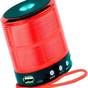 Alto-falante Altomex caixa de som Mini Speaker WS-887 com bluetooth preto 110V/220V - Imagem 7