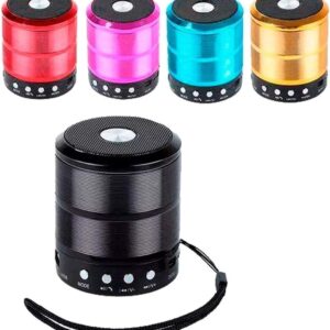 Alto-falante Altomex caixa de som Mini Speaker WS-887 com bluetooth preto 110V/220V - Imagem 1