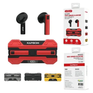 Fone De Ouvido Bluetooth Sem Fio Gamer Sport EJ-S8 Microfone Tws - Imagem 5