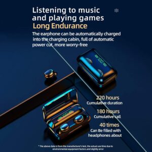 Fone De Ouvido Bluetooth 5.1 A Prova Dágua Y80 M10 - Imagem 3