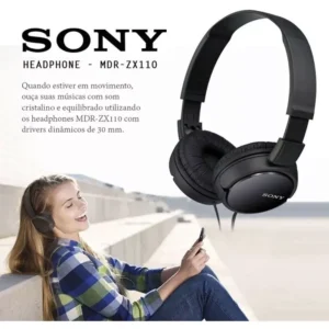 Fone de ouvido on-ear gamer Sony ZX Series MDR-ZX110 - Imagem 1