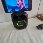 Caixa De Som Portátil Bluetooth Kimiso Rádio FM Pendrive MP3 photo review