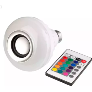 Lampada Bluetooth Luz Rgb Música Caixinha Som C/ Controle - Imagem 3