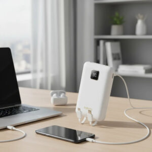 Carregador Portátil Power Bank 10000mah Tela Visor Led - Imagem 5