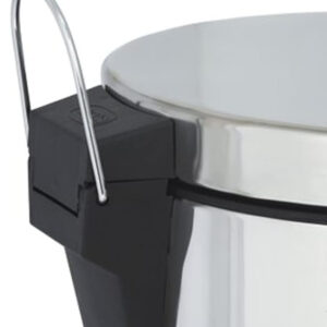 Lixeira De Banheiro Em Aço Inox 7 Litros Com Pedal Premium Cor Inox - Imagem 3