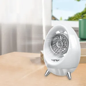 Mini Ventilador Umidificador Spray Portátil Usb Com Led - Imagem 5