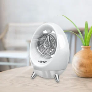 Mini Ventilador Umidificador Spray Portátil Usb Com Led - Imagem 6