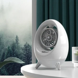 Mini Ventilador Umidificador Spray Portátil Usb Com Led - Imagem 9