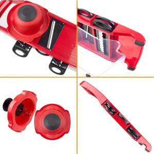 Fatiador E Ralador de Legumes Multifuncional 6 em 1