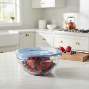 Jogo Potes De Vidro 5 Peças Herméticos Com Tampa Redondo - Imagem 6