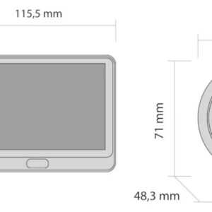 Smart Campainha Olho Magico Wi-fi Ezviz Hp4 - Imagem 5