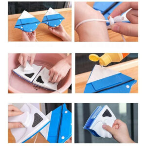 Limpador De Vidro Magnético Dupla Face/super Imã Rodo Mágico - Imagem 5