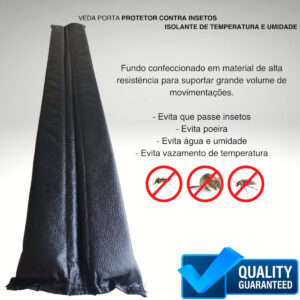 Veda Porta 80 Cm Tradicional Protetor Contra Inseto E Poeira - Imagem 3
