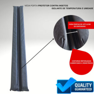 Veda Porta 80 Cm Tradicional Protetor Contra Inseto E Poeira - Imagem 7