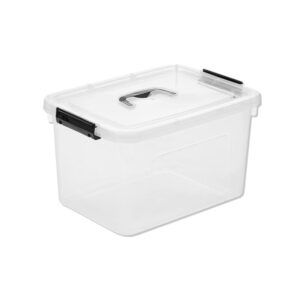Kit 3 Organizadores de Escritório, Brinquedoteca e Quarto Transparente 3L, 5L e 10L - Imagem 4