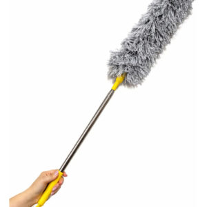 Espanador De Pó Telescópico Microfibra Extensível