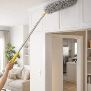 Espanador De Pó Telescópico Microfibra Extensível - Imagem 3