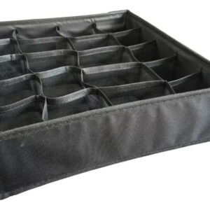 Colmeia Organizadora Gavetas Para Calcinhas Meias Cuecas Gravata 24 Nichos Cinza - Imagem 7