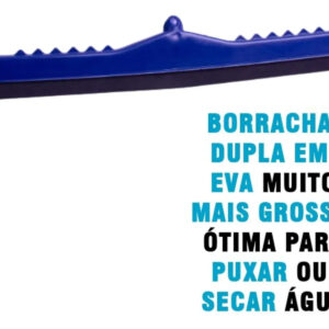 Rodo Reforçado Grande 60cm Borracha Dupla 1 Un Sem Cabo - Imagem 3
