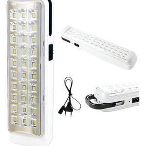 Luminária Emergência 42 Leds 21w 1200mah B-max Recarregável Branco 127/220v - Imagem 1