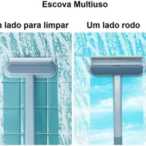Escova Multiuso Tira Pelo Sofá 4 Em 1 Esponja E Limpa Vidros Cinza - Imagem 9