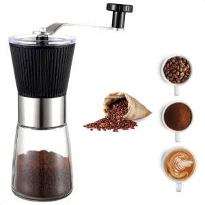 Moedor De Café Em Grãos Manual Com Mecanismo Em Cerâmica - Imagem 1