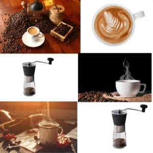 Moedor De Café Em Grãos Manual Com Mecanismo Em Cerâmica - Imagem 2