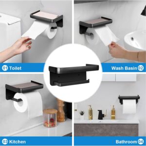 Suporte Papel Higiênico Adesivo Elegante Parede Celular - Imagem 5
