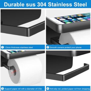 Suporte Papel Higiênico Adesivo Elegante Parede Celular - Imagem 6