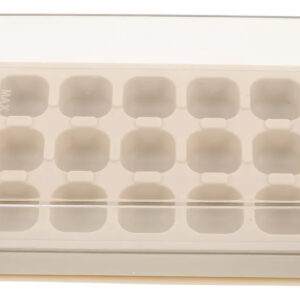 Formas De Gelo Papinha Bebe Tempero Silicone 21 Cubos Bege - Imagem 6