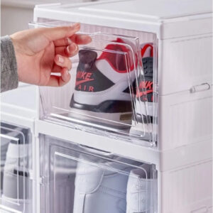Kit 6 Caixas Organizadora Guardar Sapato Tênis Sapateira - Imagem 6
