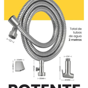 Ducha Higiênica Chuveirinho De Banheiro Aço Inox 120cm - Imagem 9