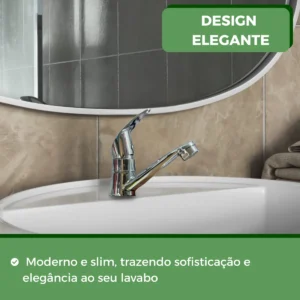 Torneira Banheiro Lavabo Metal 1/4 De Volta Bancada Pia - Imagem 4