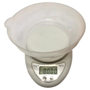 Balança Digital Alimento Com Bandeja Até 5kg Branca Capacidade Máxima 5 Kg Cor Branco - Imagem 3