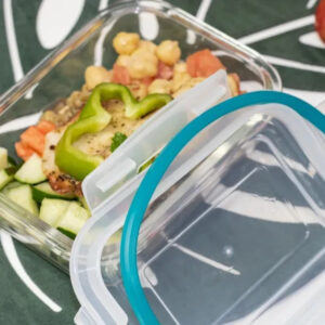 Conjunto 2 Potes Hermético Vidro 370ml 640ml Marmita Fitness Resistente A Variação De Temperatura - Imagem 3