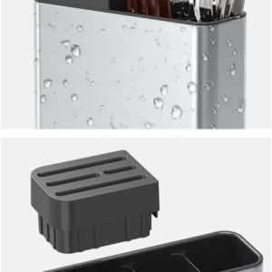Escorredor Organizador De Talheres Inox Suporte Porta Faca Inox - Imagem 4