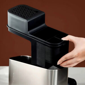 Escorredor Organizador De Talheres Inox Suporte Porta Faca Inox - Imagem 8