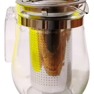 Chaleira De Vidro Com Infusor De Cha Bule Jarra 500ml Vidro - Imagem 3