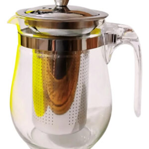 Chaleira De Vidro Com Infusor De Cha Bule Jarra 500ml Vidro - Imagem 2