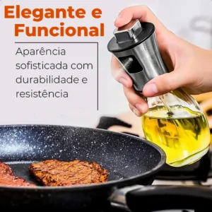 Spray Borrifador Pulverizador De Azeite Culinário 200 Ml Para Cozinha, Sua Comida Com Um Toque Especial - Imagem 3