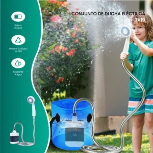 Chuveiro Portatil Recarregavel Camping Ducha A Prova D’agua - Imagem 6
